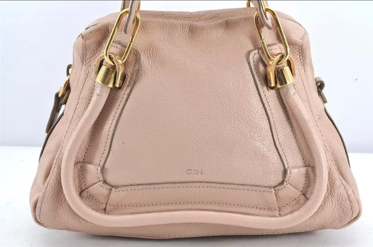 Chloé Paraty in Blush Pink Leather - Small