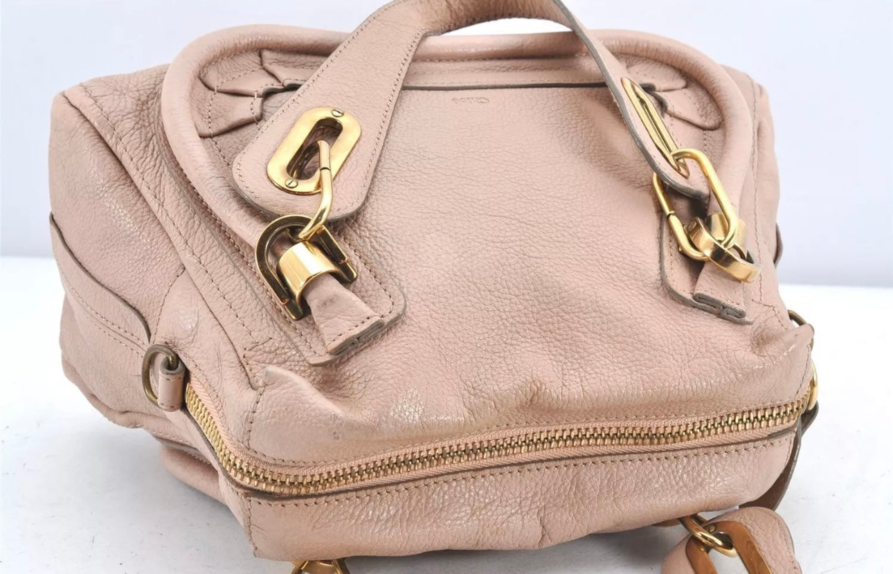 Chloé Paraty in Blush Pink Leather - Small